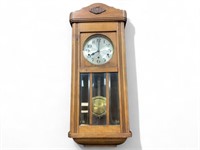 Antique ARRET SONNERIE Wall Clock with Key