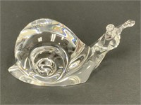 Baccarat Crystal Snail