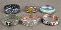 6 Pcs Vintage Bangle Bracelets