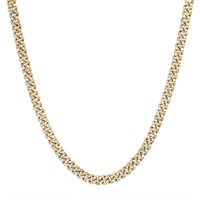 14K SOLID YELLOW GOLD 13.00CT DIAMOND NECKLACE