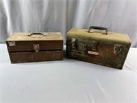 Metal toolboxes (1 Craftsman w/ tray)