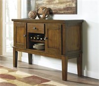 Ashley D594 Cherry Farmhouse Server