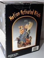Motion Activated Witch- OB, Box is 18" high