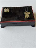 Asian Themed Laquered Jewel Box