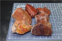 4lb 9oz Red Agate From California  Nice Color