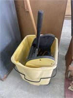 Commercial mop bucket and mop