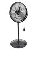 (READ) Utilitech 20-in 3-Speed Black Pedestal Fan