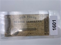 1861 North Carolina $2 Bill
