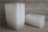 (20) New Storage Bins W/ Lids