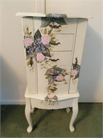 Hand Painted Jewelry Chest