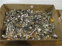 Large Flat of Collector Spoons