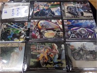 1 sheet Harley cards