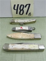 (4) Parker Pocketknives - (1) Ol Remington &