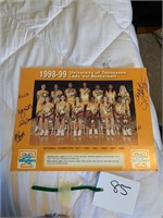 LADY VOLS SIGNED TEAM POSTER