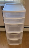 Sterilite 5 drawer storage container