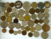 50 Mix World Coins Many Dates and Denominations