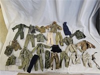 Assortment of GI Army Soldier Doll Clothes