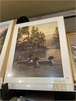 the retreat Terry Doughty print signed and