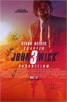 Autograph John Wick 3 Poster