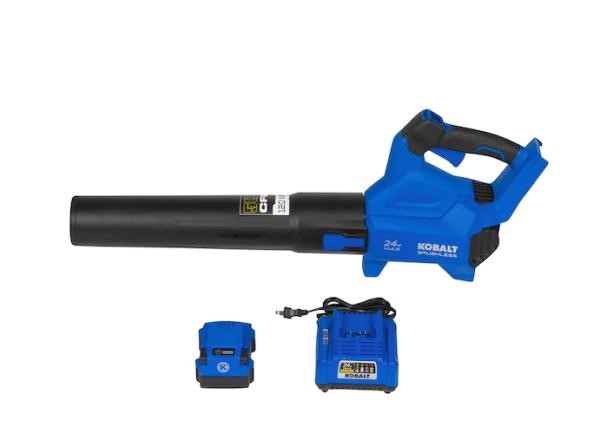 Kobalt 24V Battery Handheld Leaf Blower $149