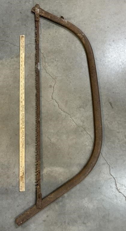 Vintage Rusty Bow Saw