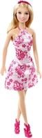 Barbie Pink Floral Dress 12" Doll