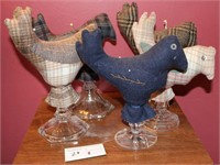 Fabric Chicken Pin Cushions