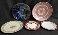 Group of decorative plates, marked Haviland,