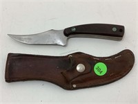 Vtg Schrade 152 Skinning Knife with Sheath