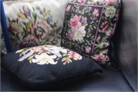 3 Needlepoint Pillows