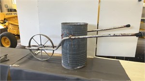 Antique wheelbarrow