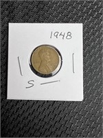 1948-S Wheat Penny