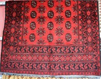 Afghan Turkman pure wool hand made rug