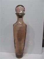 Large bottle w. stopper, some stain coming off