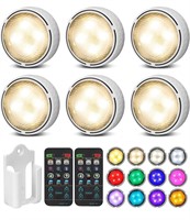 ($38) LED Puck Lights Battery Operated