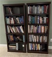 (2) Books Shelves books not included