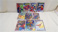 10 SUPERMAN COMICS 0,1,27,29,30,31,34