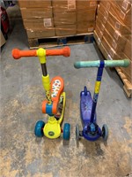 LOT OF 2 KIDS SCOOTERS