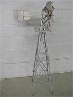 55" Tall Decorative Metal Windmill