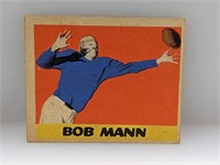 1949 Leaf Football #17 Bob Mann Detroit Lions End