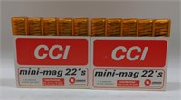 1000 Rounds CCI Mini Mag.22LR Cartridges In Boxes
