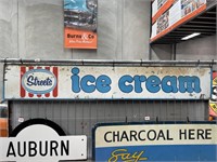 Original Screen Print Streets Ice Cream Shop Sign