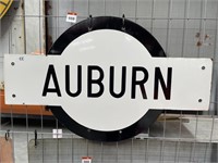 Enamel Auburn Railway Station Sign 810 x 500