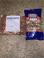 Walnuts and Hazelnuts- 16 oz bags