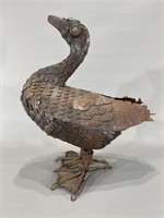 Metal Garden Sculpture Goose