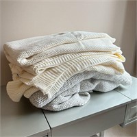 (4) Threshold Throw Blankets