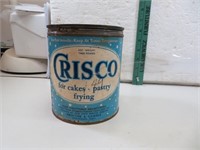 Antique Crisco 3 Lb Vegetable Shortening Can with