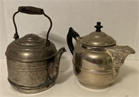 Metal Engraved Tea Kettles Inc. Rochester, 8-10in