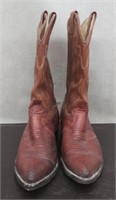 Brown Justin Cowboy Boots - size 10 1/2EEE