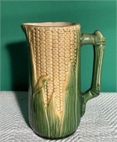 Majolica Corn Pitcher